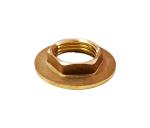 1/2″ NPT Wide Flange Brass Tap Back Nuts Male