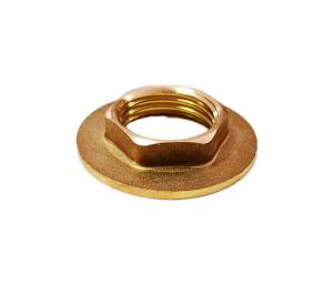 Quality 1/2″ NPT Wide Flange Brass Tap Back Nuts Male wholesale