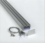 50X36mm Aluminum Led Strip Profiles With Cover / End Caps And Clips