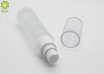 Frosted Empty Cosmetic Containers , 30g Essence Foundation Glass Pump Bottles