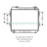 16400-65040 Auto Spare Parts Radiator Cooling System For Toyota Hilux