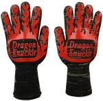 Kitchen Cooking Black Aramid Heat Resistant Work Gloves Barbeque Oven Mitts