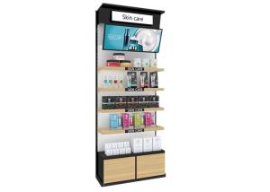 Quality Lipstick Makeup Display Shelves , Beauty Salon Cosmetic Product Display Stands wholesale