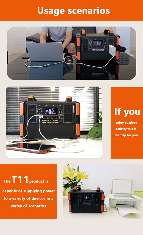 Solar Generator200w 300w 600w 1200w 2500w Outdoor Bank Portable Solar Lifepo4 Portable Power Station