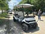 Customized Off Road 6 Seaters Golf Cart Grey Color With AC Motor 3.5 KW Lead
