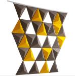 3D Pet Acoustic Room Divider Space Sound Absorbing Decorative Partition