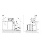 50HP to 160HP refrigeration unit KUB brand factory production screw compressor
