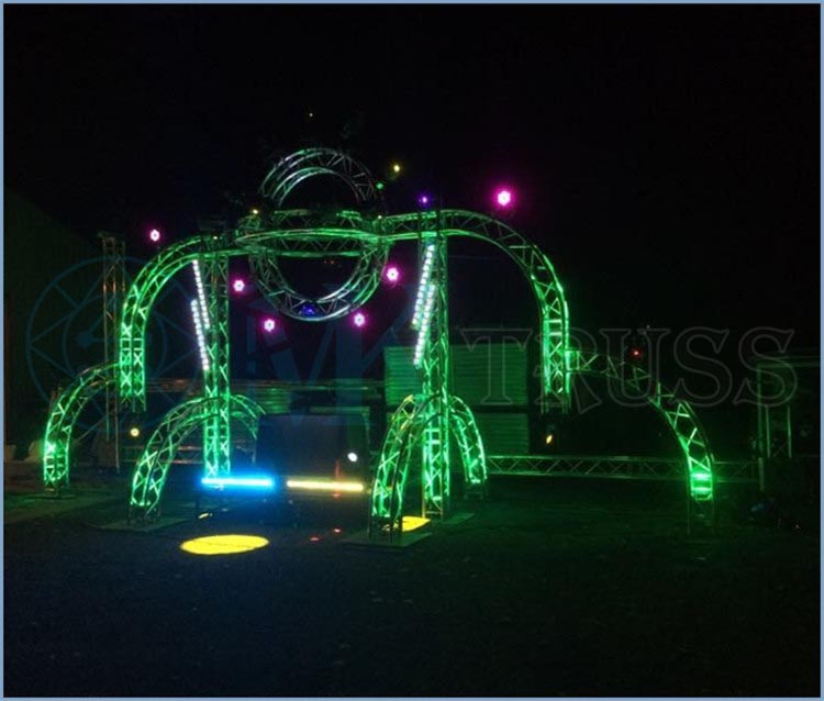 Customized Round Event Truss Structure with Lighting Display