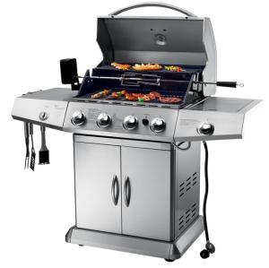 Quality Black Porcelain Enamel Gas BBQ Grill wholesale