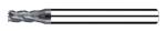 HRC40 Carbide 3 Flute End Mills 4mm-20mm Shank With AITIN Coating