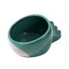 Buy cheap Green 13*7cm 10*5cm Round Pet Ceramic Bowl Dinosaur Shape Anti Vomiting Ceramic from wholesalers