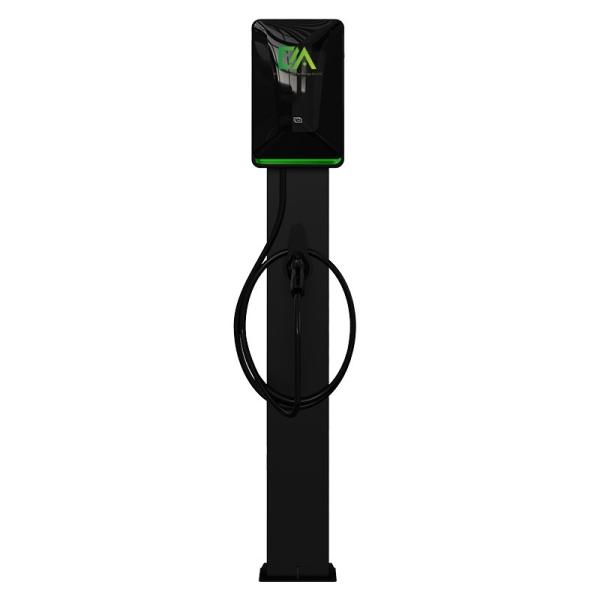 7KW 11KW 22KW Pearl White Column / Floor-Standing Single Gun Electric Vehicle AC