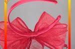 0910 Elegant design red sinamay fascinators hats for ladies ,Fancy Sinamay