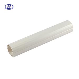 Quality 100mm Strong Split Air Conditioner Pipe Cover White PVC Decorative Duct wholesale