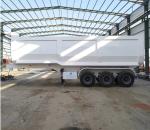 Steel Tipper Trailer Dump Semi Truck Trailer 60t Load Capacity