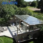 Waterproof Modern Glass Greenhouse Prefabricated Greenhouse Kits