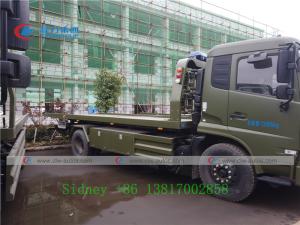 Quality Dongfeng Tianjin 140HP 4X2 Flatbed Wrecker Truck wholesale