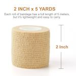 Medical Waterproof Cotton Muscle Strain Elastic Bandage