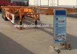 1310mm Wheel Skeletal Semi Trailer 40ft 4 Axle Semi Trailer