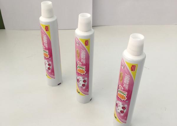 Dia 25 * 118mm Children Toothpaste Tube Packaging ABL Laminated 220 / 12