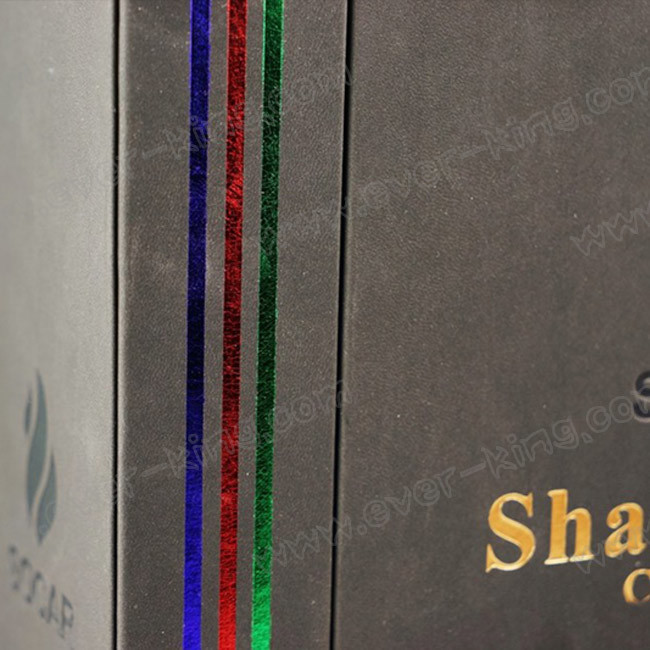 Stamping Printing Black Luxury Magnet Packaging Box Custom Designed