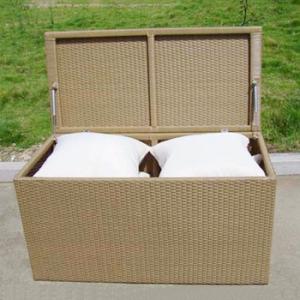 Quality PE Rattan Constructed UV Resistance Outdoor Cushion Box wholesale