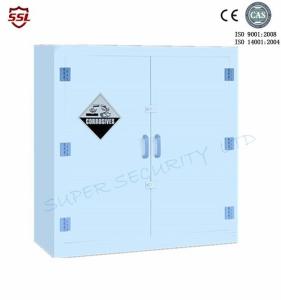 Quality Lab Solvent Plastic Double Door Chemical Storage Cabinet Corrosive , 30 Gallon wholesale
