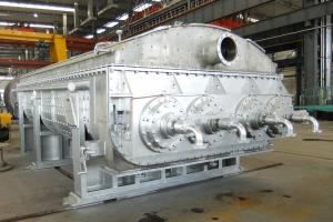 Quality Hollow Blade Sludge Dryer Machine , Rotary Vacuum Paddle Dryer wholesale