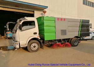 China Street Road Sweeper Truck , Vacuum Sweeper Truck For Parking Lot / Airport Road on sale