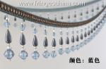 Handmade fashionable chain beads lace tassels fringes for curtain/sofa/pillow