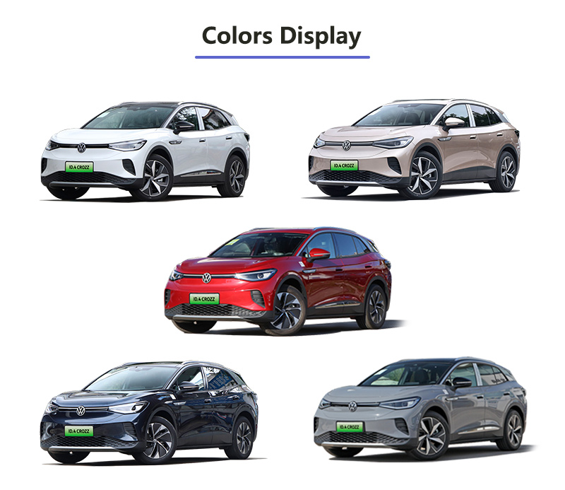 2023 2024 VW ID4 ID6 Crozz Pure Ev Car 600Km High Speed Electric Vehicle Maximum Speed 160 L*W*H mm 4891*1848*1679mm