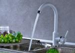ROVATE Saving Water White Painting Kitchen Sink Mixer UPC Standard