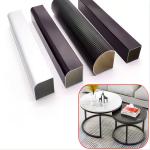 Silver Black 6061 Anodized Aluminum Rectangular Tube Round Tube