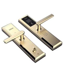 Quality 304 stainless steel fingerprint door lock black color available wholesale