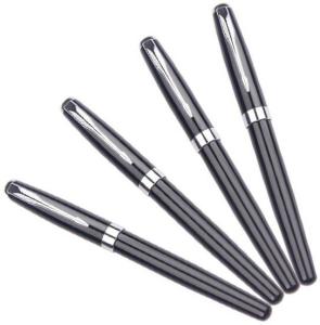 Quality High quality business gift Metal roller ball pen Slim hotel custom logo wholesale