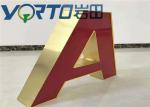 Advertisement Aluminum Channel Letters Colorful Brushed Surface Weather
