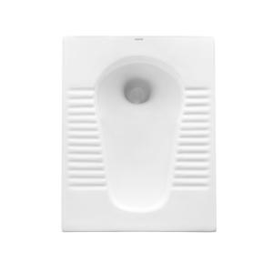 Quality Ceramic Toilet Squatting Pan , S trap Squat Type Toilet Bowl wholesale