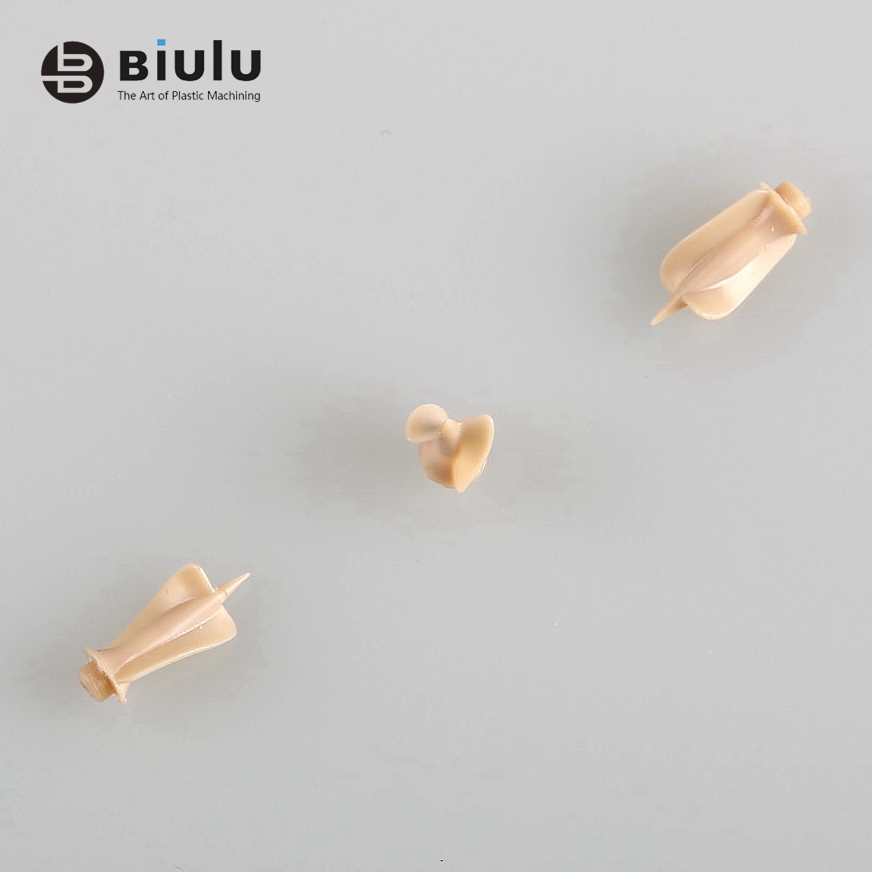 Small Size High Precision Plastic Machining CNC Parts 0.01mm Tolerance