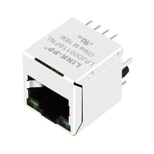 Quality LPJD0011BFNL 10/100 Base-T RJ45 Vertical Ethernet Connector Green/Green LED wholesale