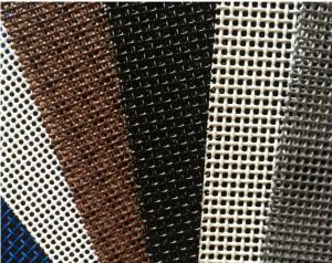 Quality Epoxy Coated Filter 10cm Width Black Stainless Steel Wire Mesh 0.21mm wholesale