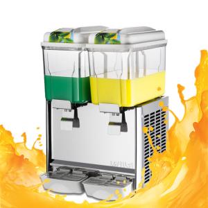 Quality Commercial 12L*2 Juice Dispenser 2 Tanks Professional Stainless Full Automatic wholesale