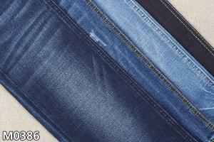 Quality 10.5oz Cotton Polyester Spandex Denim Fabric Warp Slub Jeans Material wholesale