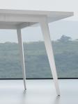 Modern White Conference Table for Office Training and Negotiation in Shopping