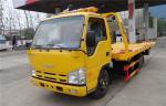 ISUZU 4X2 100HP Wrecker Tow Truck 4.2 Meters Flatbed Accident Recovery Truck