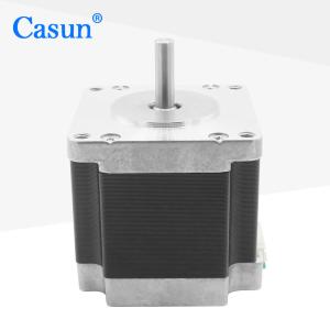 Quality 60x60x58mm NEMA 24 Closed Loop Stepper Motor 1.5A Black Casun Stepper Motor wholesale