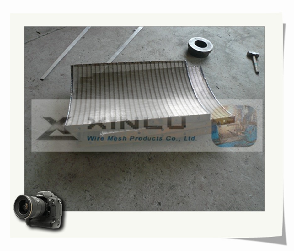 120 Degree Sieve Bend Screen Mesh Non Clogging V Wire Wrapped