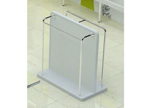 Quality Modern Lady Clothes Shop Garment Display Stand With MDF Painting wholesale