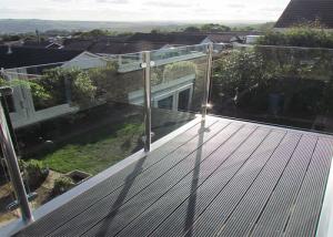 Quality Balcony Stainless Steel Glass Railing Balustrade Design Terrace Glass Railing wholesale