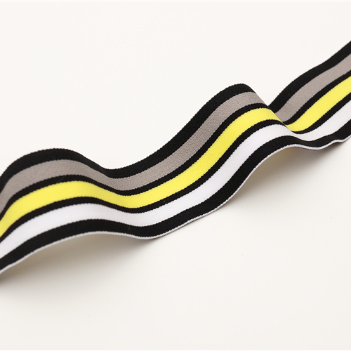 Custom Logo Polyester Shandong Factoryshoes Home Textile Jacquard Woven Elastic Band