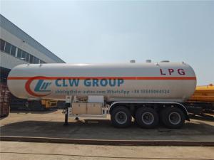 Quality ASME Q345R 16.1 Bar 54000 Liters 25MT LPG Tanker Trailer wholesale
